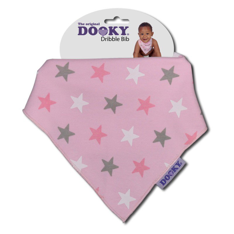Produkt - Bryndáček Dribble Bib Pink Star