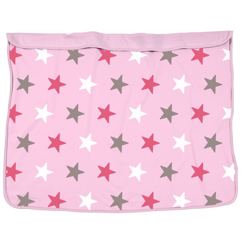 Produkt - Deka Blanket Baby Pink / Pink Stars