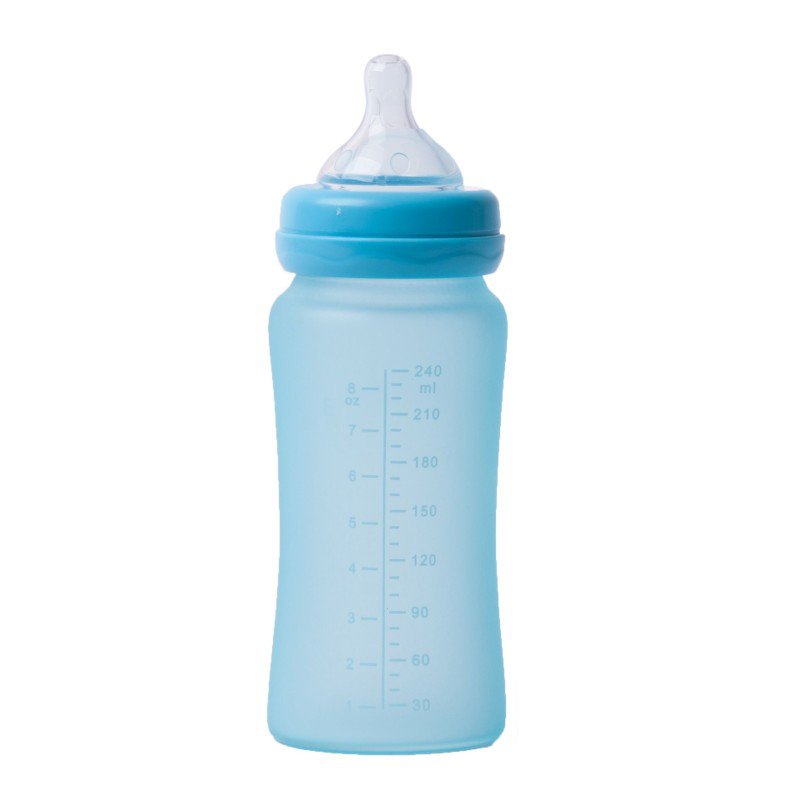 Produkt - Skleněná láhev s úchyty B-Thermo 240ml Turquoise
