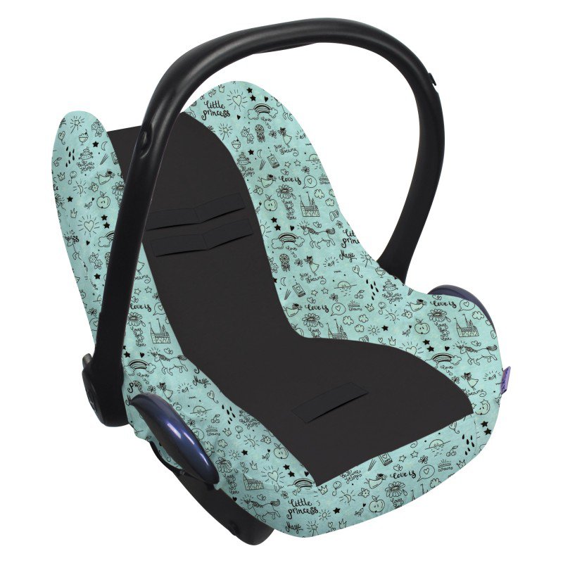 Produkt - Potah na autosedačku Seat Cover 0+ Limited LITTLE PRINCESS Glow in the Dark
