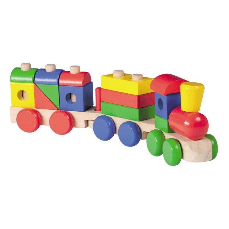 Produkt - Dřevěný stohovací vláček 18m+