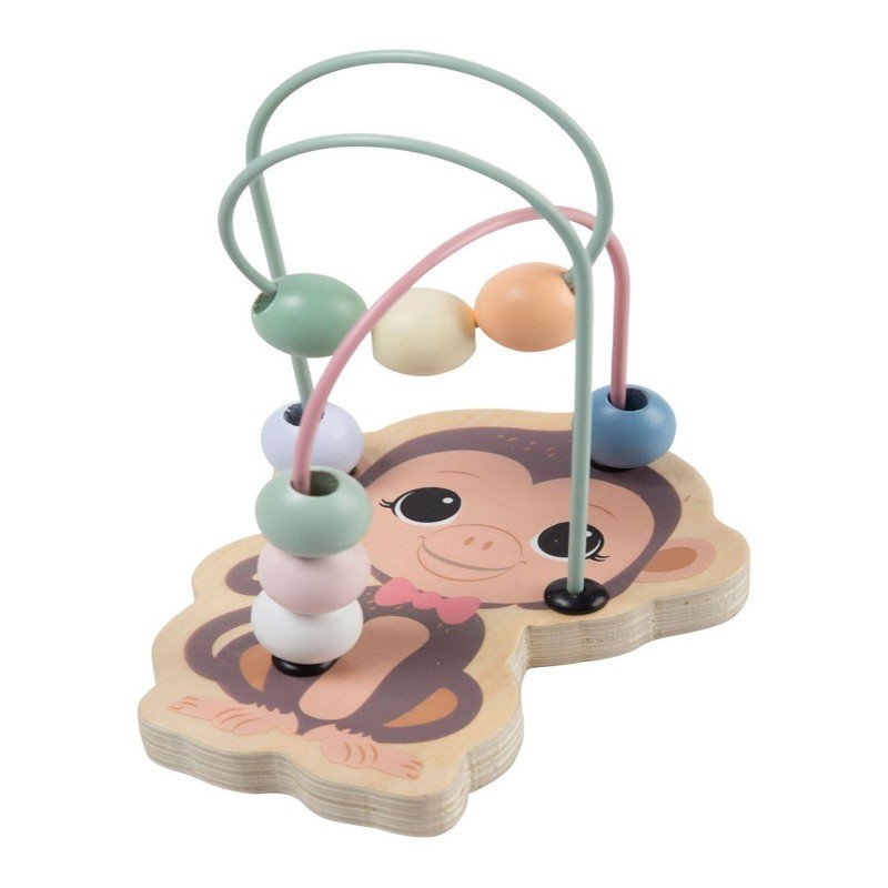 Produkt - The Wildies Family dřevěný mini labyrint Monkey 12m+