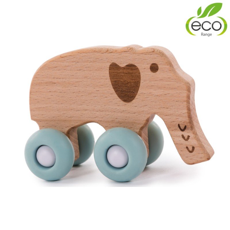 Produkt - Dřevěná hračka B-WOODY Elephant Pastel Blue