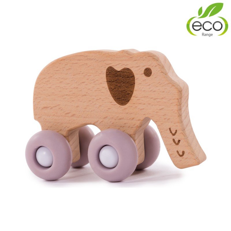 Produkt - Dřevěná hračka B-WOODY Elephant Pastel Pink
