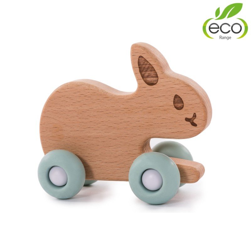 Produkt - Dřevěná hračka B-WOODY Rabbit Pastel Blue