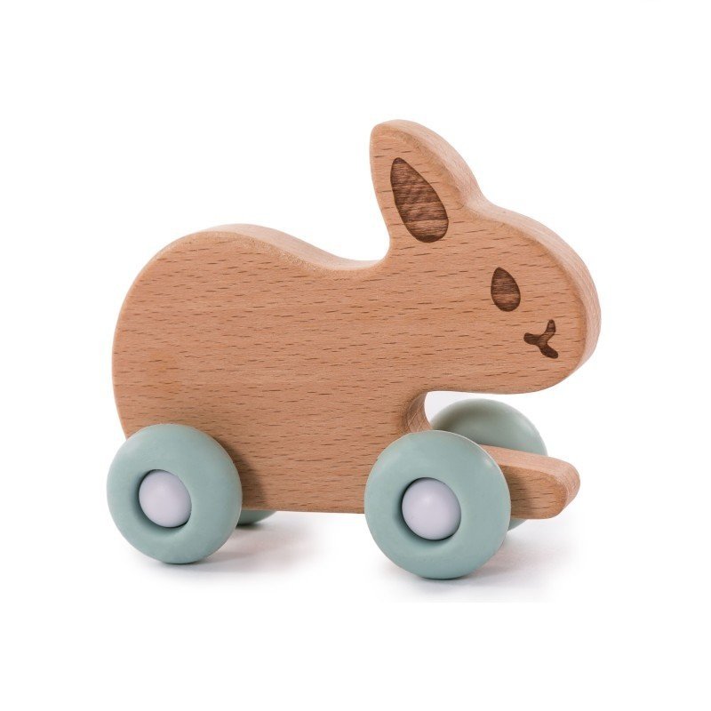 Produkt - Dřevěná hračka B-WOODY Rabbit Pastel Blue