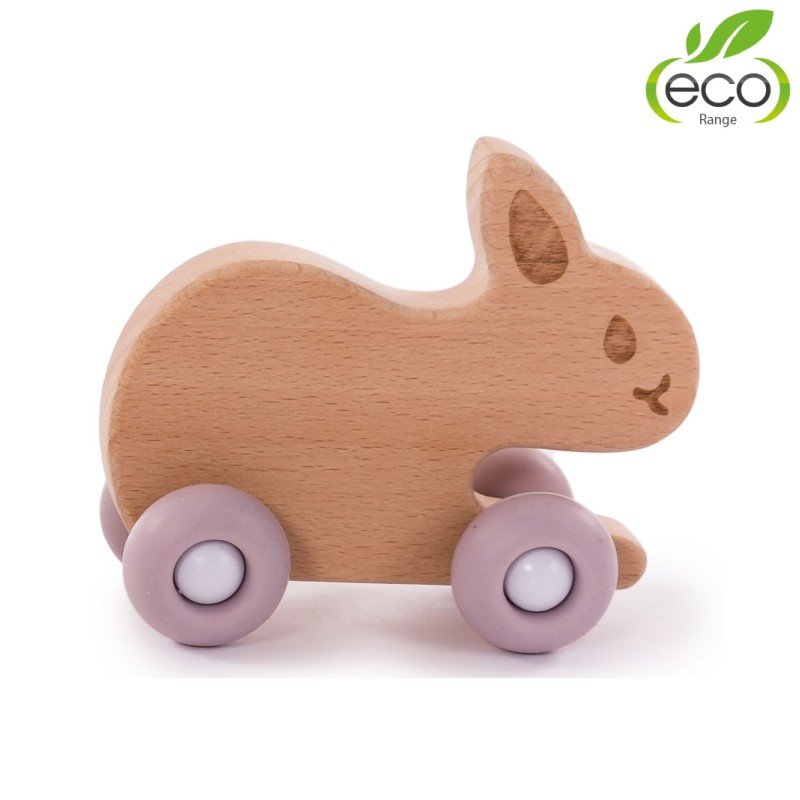 Produkt - Dřevěná hračka B-WOODY Rabbit Pastel Pink