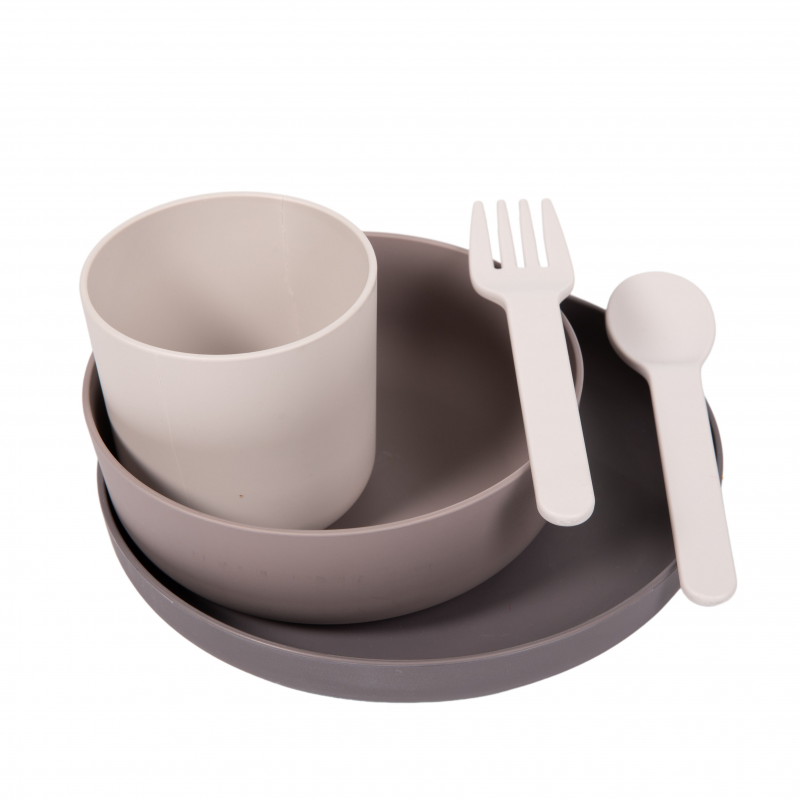 Produkt - Jídelní sada CPLA 5ks Grey
