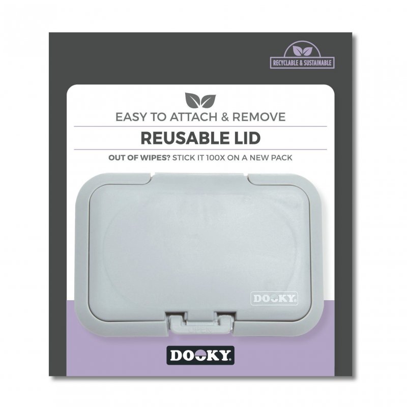 Produkt - Uzávěr na vlhčené ubrousky Grey Card 1ks