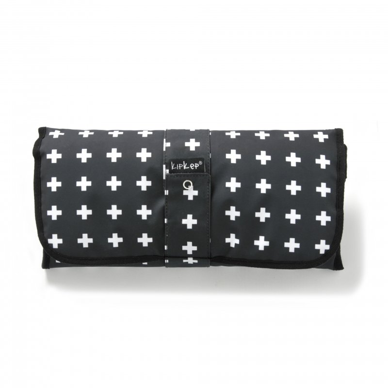 Produkt - Přebalovací podložka NAPPER Crossy Black (bavlna)