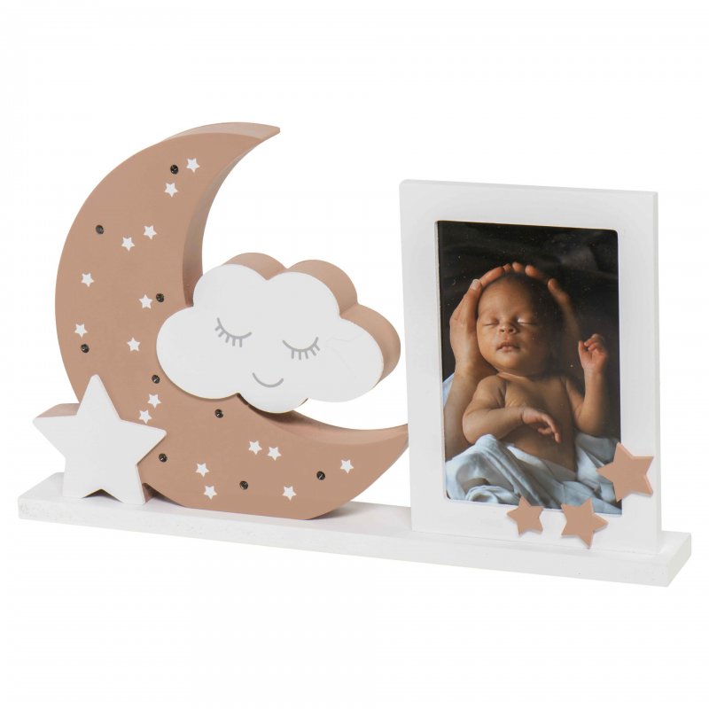 Produkt - Rámeček na fotografii s LED osvětlením Moonlight Frame Brown