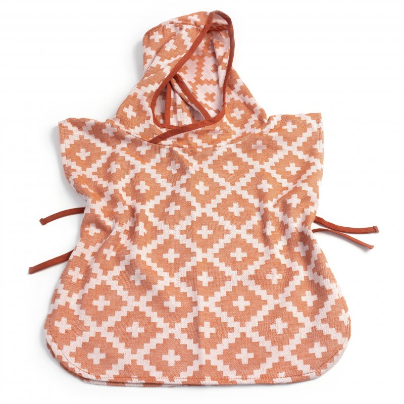 Produkt - Mušelínové PONCHO S Emberglow Red