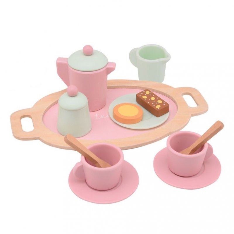 Produkt - Dřevěný čajový set 36m+