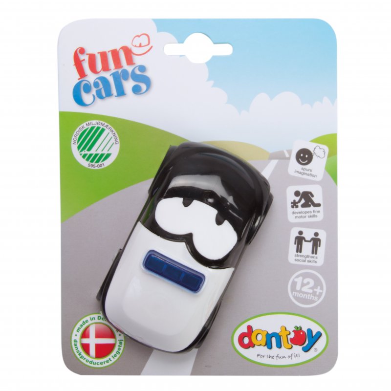 Produkt - Fun Cars policejní auto černé 1ks 12m+