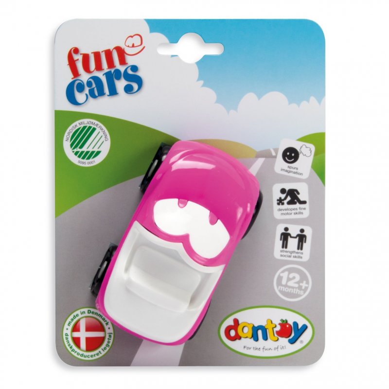 Produkt - Fun Cars sportovní auto růžové 1ks 12m+
