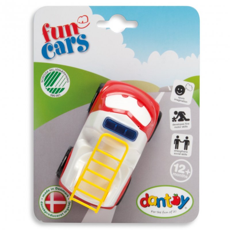 Produkt - Fun Cars hasičské auto červené 1ks 12m+