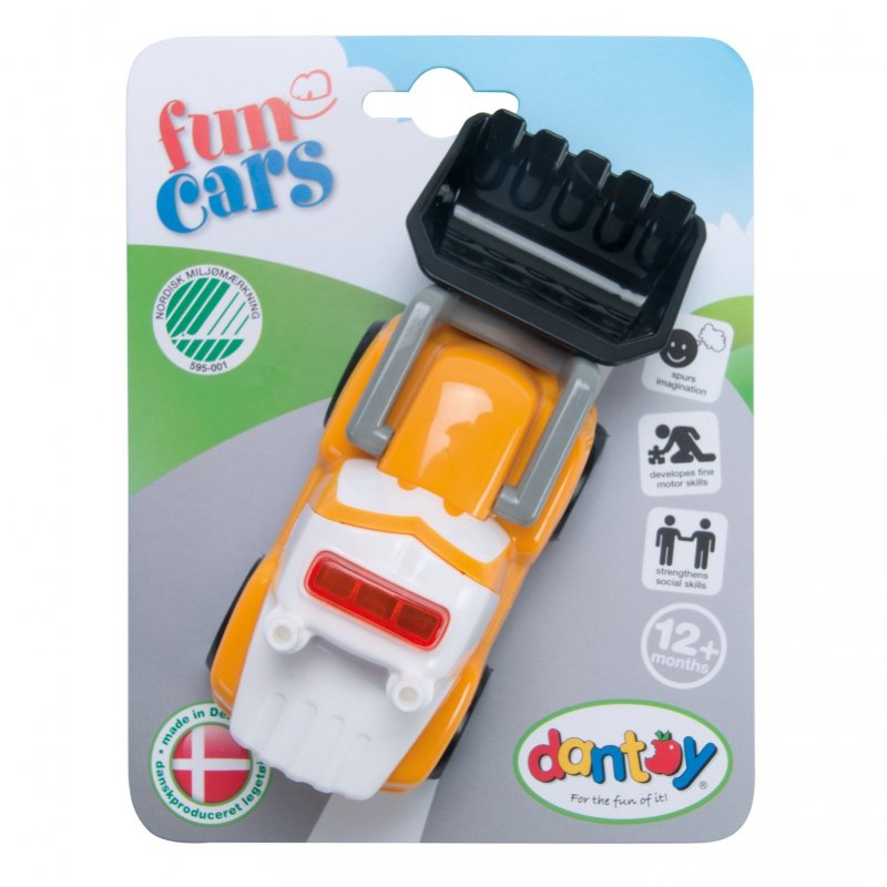 Produkt - Fun Cars bagr oranžový 1ks 12m+