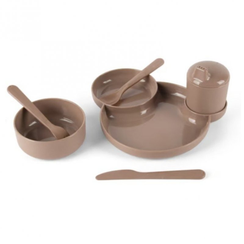 Produkt - Tiny Bio jídelní sada Mocca 7ks 0m+