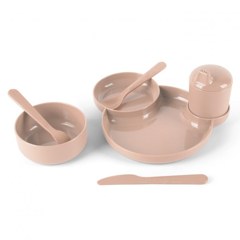 Produkt - Tiny Bio jídelní sada Nude 7ks 0m+