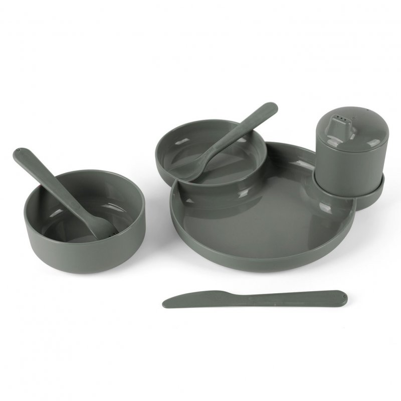 Produkt - Tiny Bio jídelní sada Olive 7ks 0m+