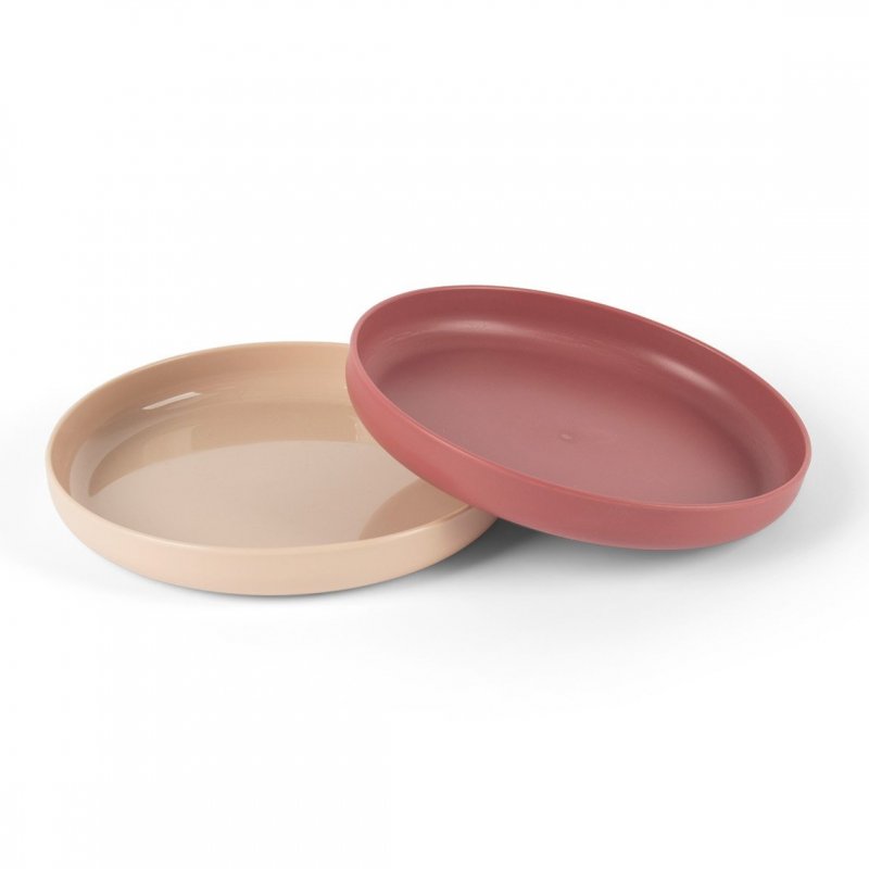 Produkt - Tiny Bio talíře Nude/Red 2ks 0m+