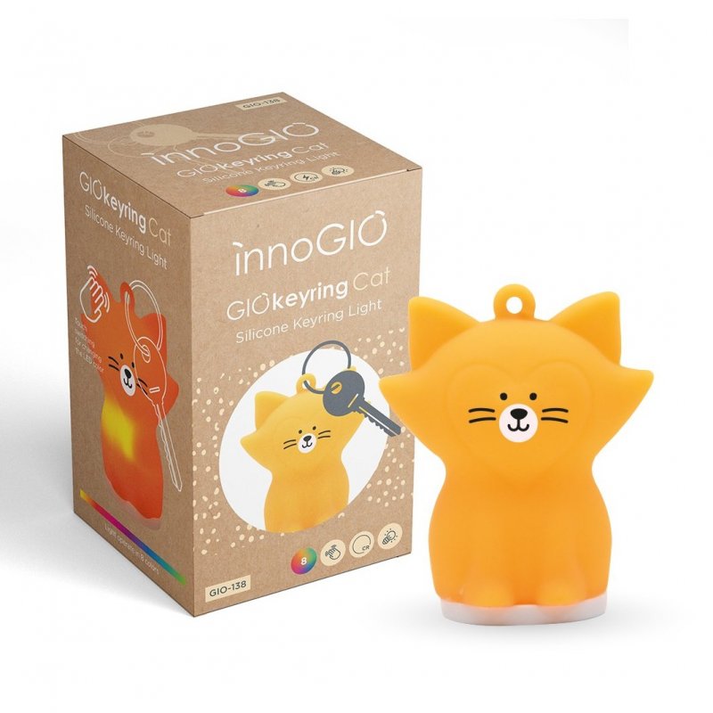 Produkt - Silikonový přívěsek GIOkeyring Cat