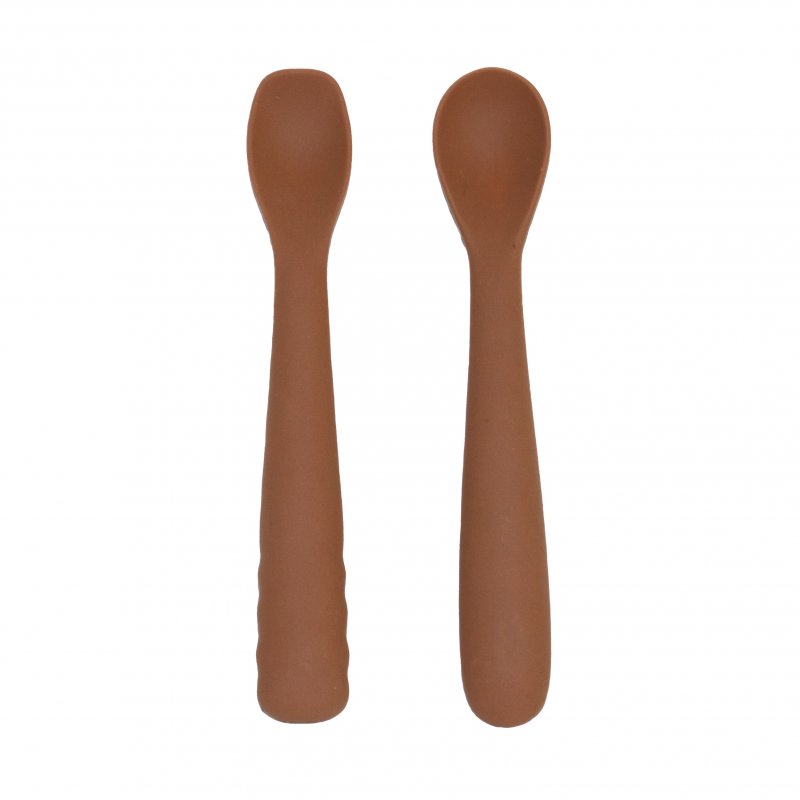 Produkt - Silikonové lžičky B-Spoon Shape 2ks Terracotta