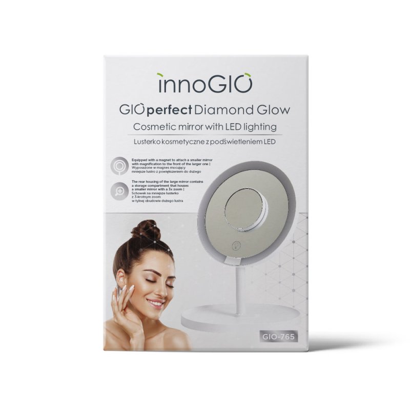 Produkt - Kosmetické zrcátko GIOperfect Diamond Glow