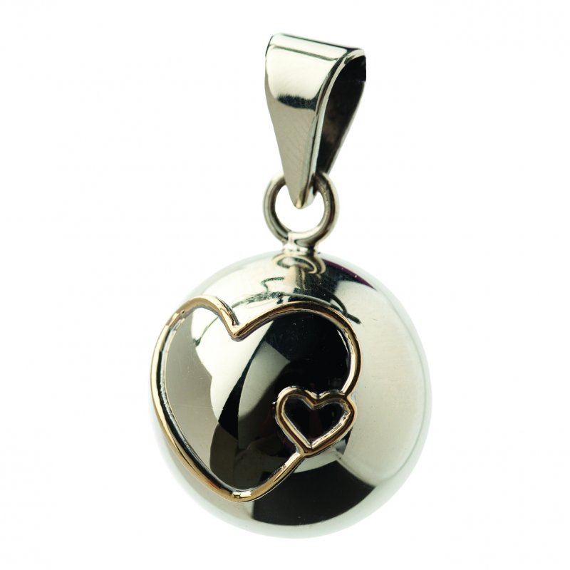 Produkt - Těhotenská rolnička ESSENTIALS Double hearts