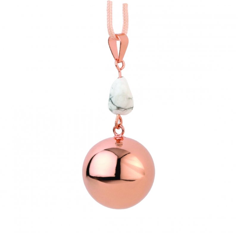 Produkt - Těhotenská rolnička FANTASY Rose gold marble stone