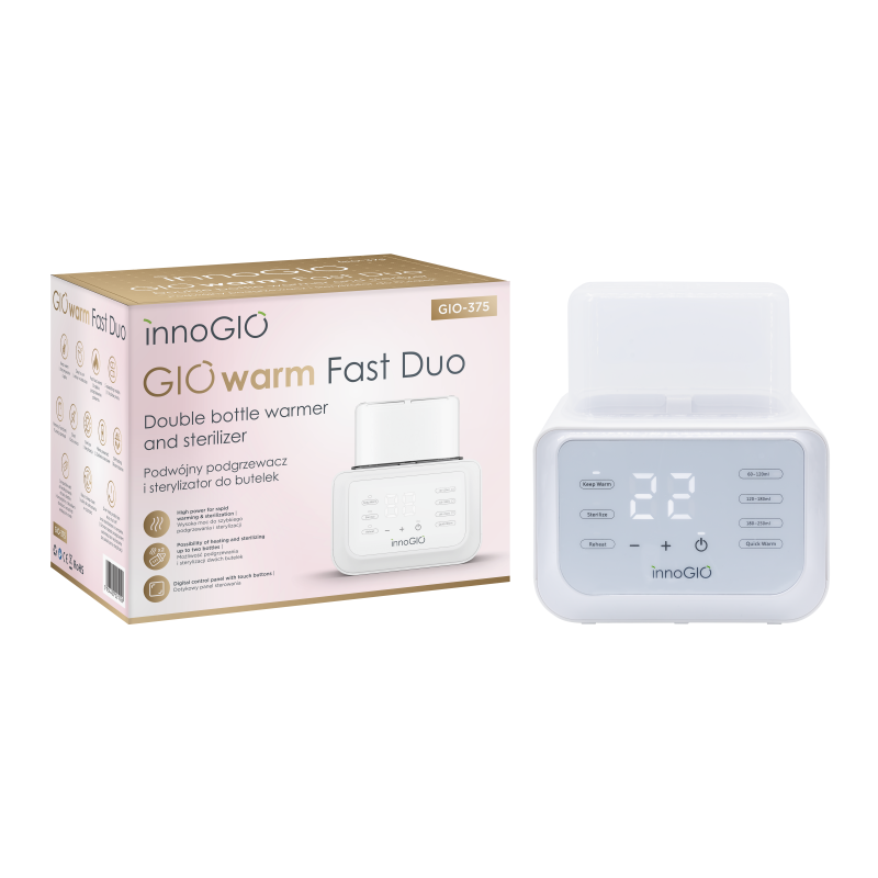 Produkt - Ohřívač lahví GIOwarm Fast Duo