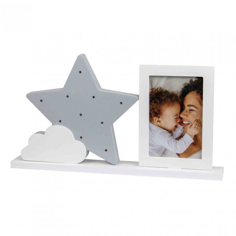 Produkt - Rámeček na fotografii s LED osvětlením Starlight Frame Grey