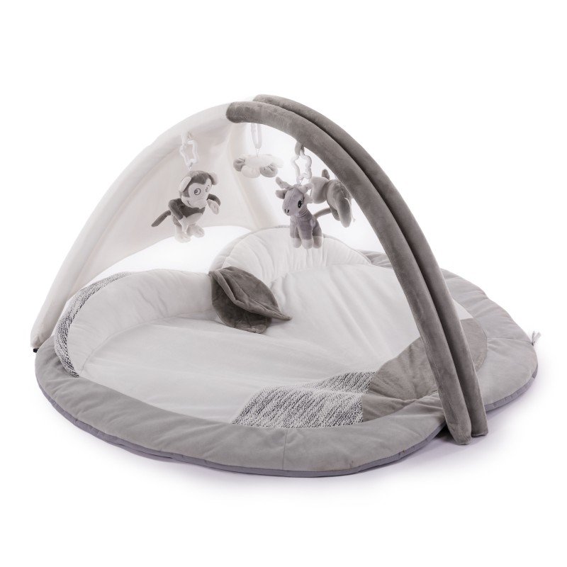 Produkt - Hrací deka s hrazdičkou B-Play Gym Apple Grey (ROZBALENO)
