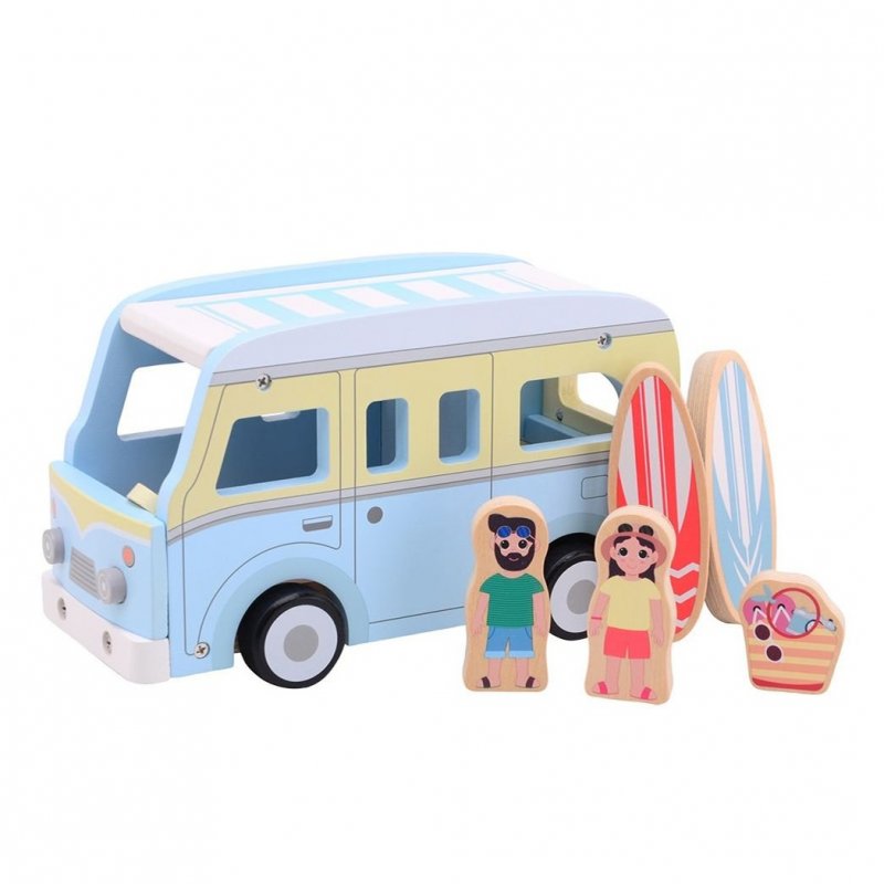 Produkt - Dřevěný plážový Retro karavan 7ks 18m+