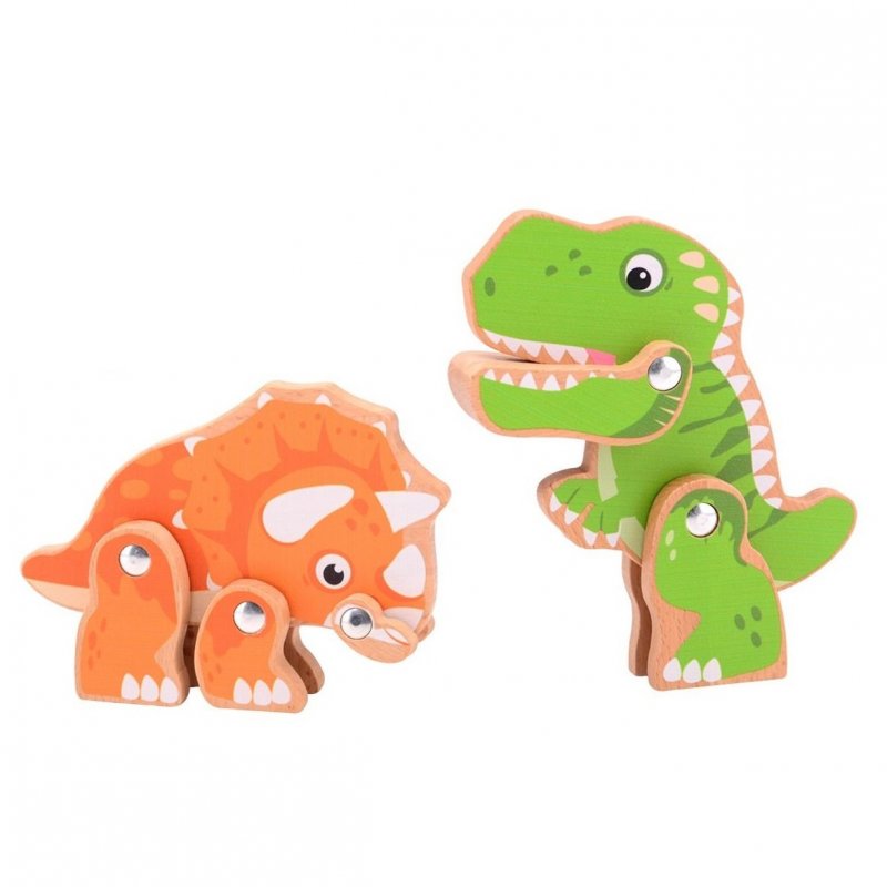 Produkt - Sada dřevěných dinosaurů 2ks 12m+