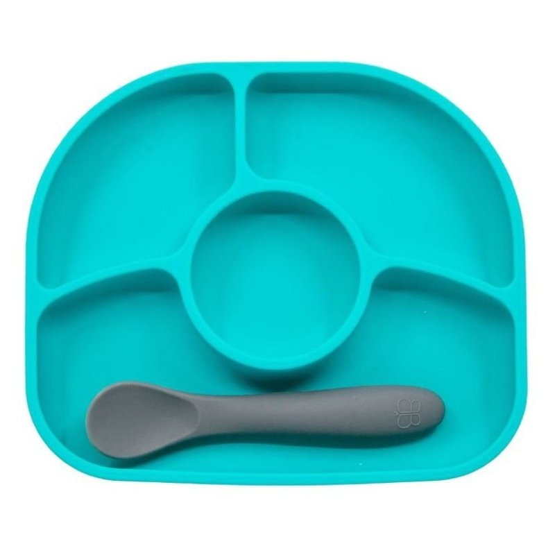Produkt - Silikonový talíř se lžičkou Yümi Aqua