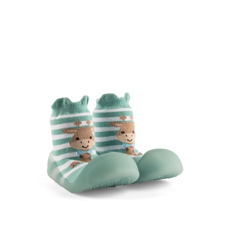 Produkt - Ponožkové botičky Chameleon Blue Giraffe vel. 125