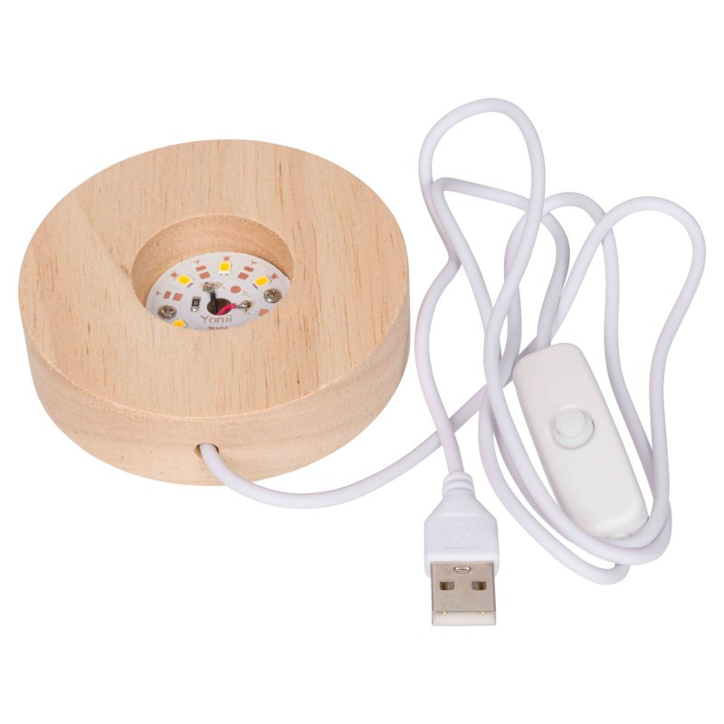 Produkt - Dřevěný stojánek s LED osvětlením