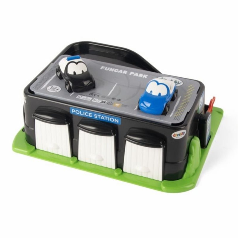 Produkt - Fun Cars policejní stanice se 2 autíčky 3ks 12m+