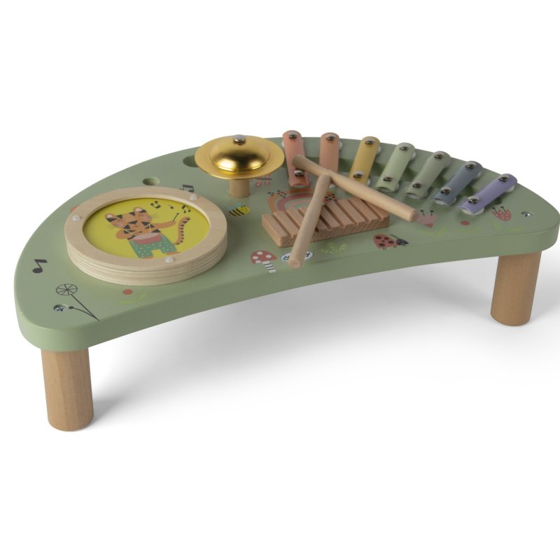 Produkt - Playful Wood dřevěný hudební stoleček 3ks 36m+