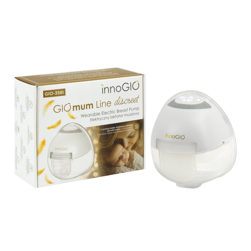 Produkt - Přenosná elektrická odsávačka mateřského mléka GIOmum Line Discreet Single