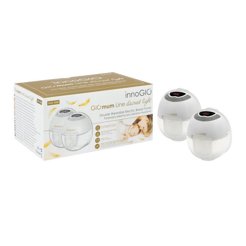 Produkt - Přenosná elektrická odsávačka mateřského mléka GIOmum Line Discreet Light Double