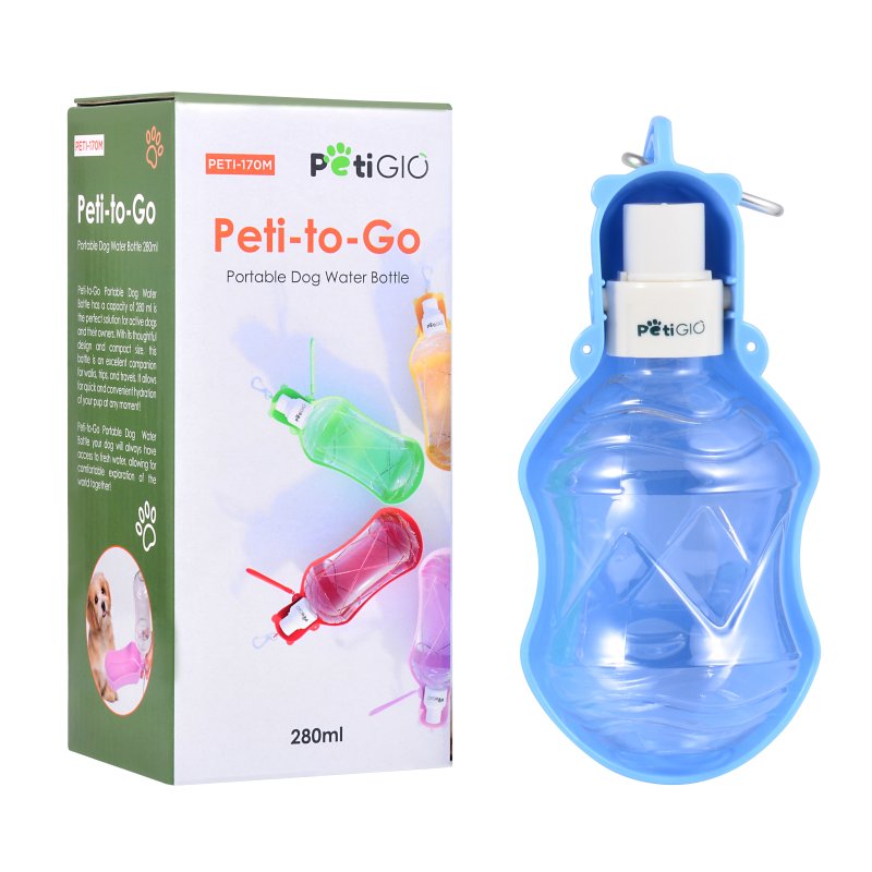 Produkt - Peti-to-Go přenosná láhev na vodu pro psy 280ml Blue
