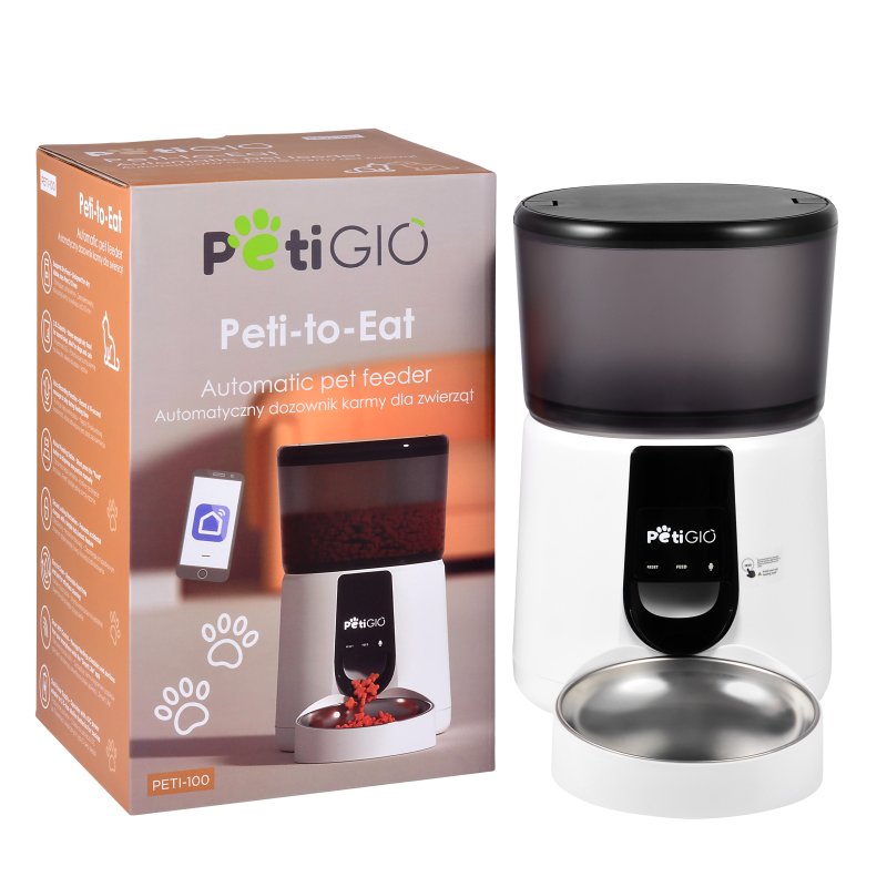 Produkt - Peti-to-Eat automatický dávkovač krmiva pro domácí mazlíčky
