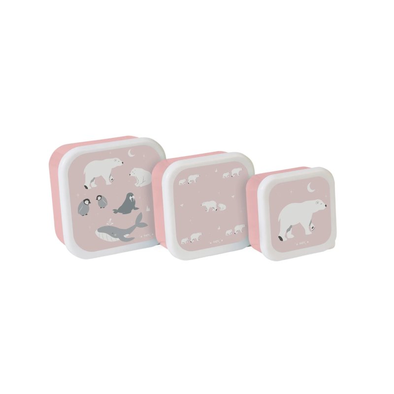 Produkt - Sada svačinových misek 3ks Polaris Pink