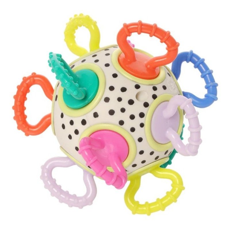 Produkt - Kousátko s chrastítkem Click Clack Colorpop