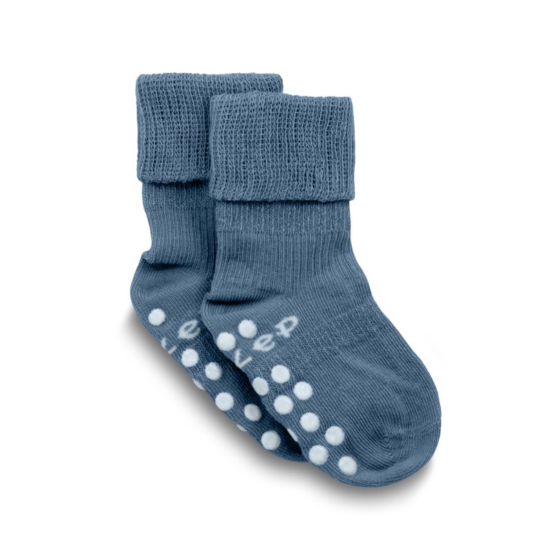 Produkt - Dětské ponožky Stay-on-Socks ANTISLIP 12-18m 1pár Blue Heaven