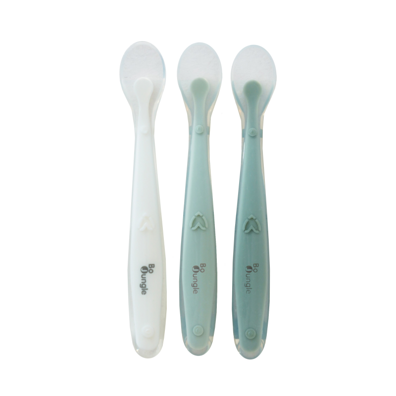 Produkt - Měkké jídelní lžičky SOFT White/Sage Green/Jade
