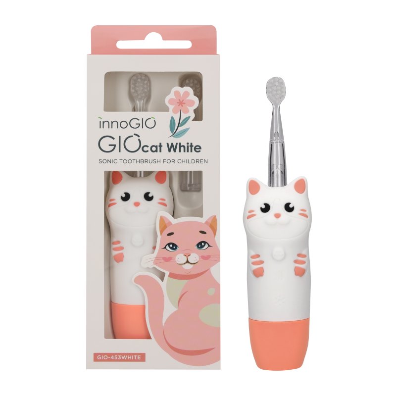 Produkt - Elektronický sonický zubní kartáček GIOcat White