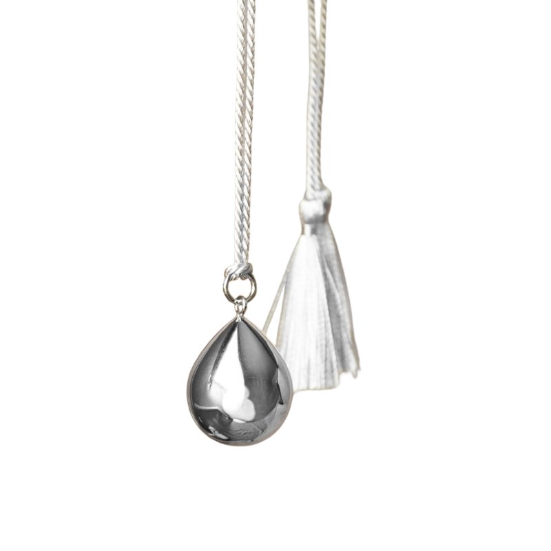 Produkt - Těhotenská rolnička SATIN DROP Silver